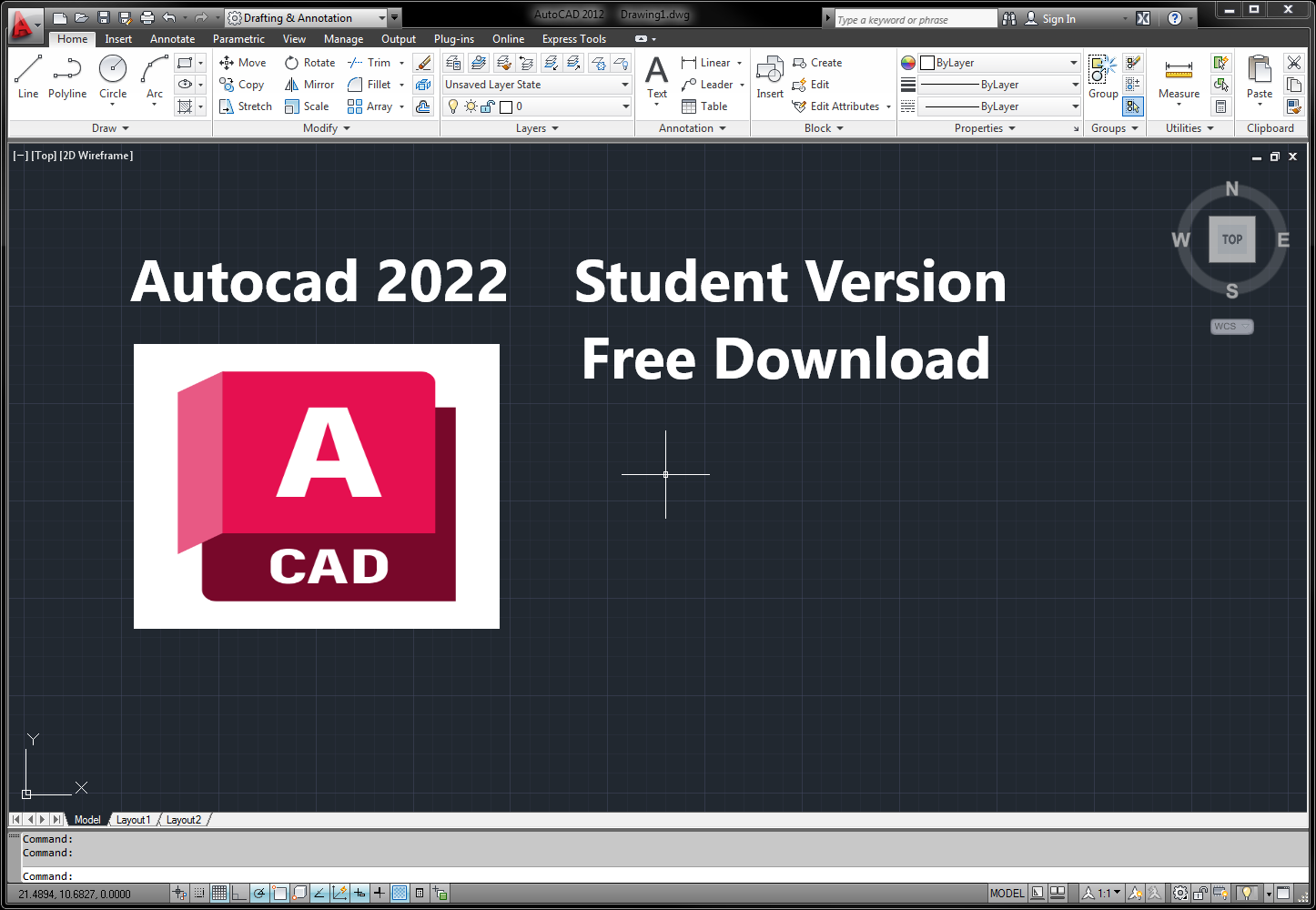 autocad 2022 for students