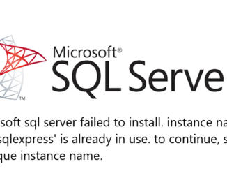 Solidworks microsoft sql server failed to install