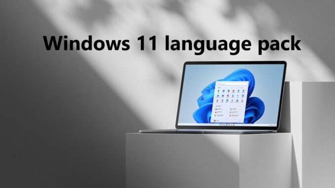 Windows 11 language pack download offline