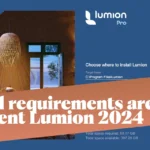 not all requirements are present lumion 2024